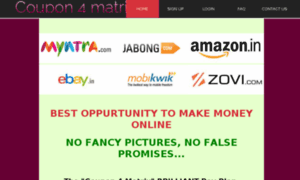 Coupon4matrix.com thumbnail