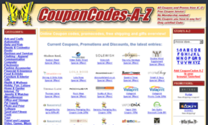 Couponcodes-a-z.com thumbnail