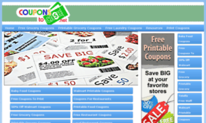 Coupons-to-cash.net thumbnail