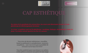 Courscapesthetique.fr thumbnail