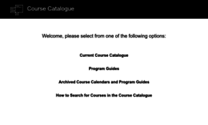 Coursecatalogue.ocadu.ca thumbnail