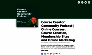 Coursecreatorcommunitypodcast.buzzsprout.com thumbnail