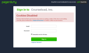 Courseload.pagerduty.com thumbnail