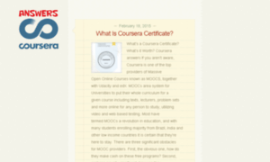 Coursera-answers.com thumbnail