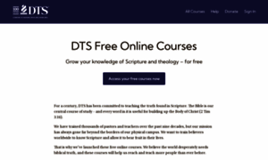 Courses.dts.edu thumbnail
