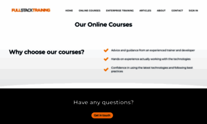 Courses.fullstacktraining.com thumbnail