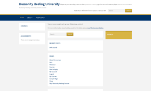 Courses.humanityhealing.net thumbnail