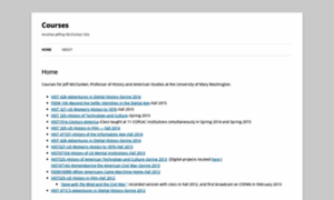 Courses.mcclurken.org thumbnail
