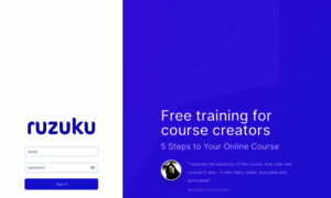 Courses.ruzuku.com thumbnail