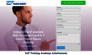 Courses.saptrainingacademy.com thumbnail