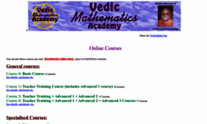 Courses.vedicmaths.org thumbnail