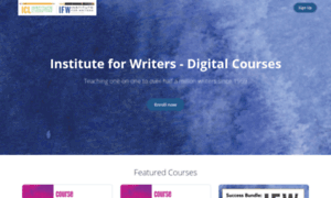 Coursesforwriters.com thumbnail