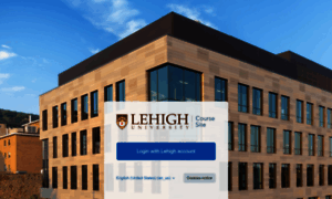 Coursesite.lehigh.edu thumbnail