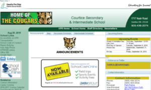 Courticesecondary.ca thumbnail