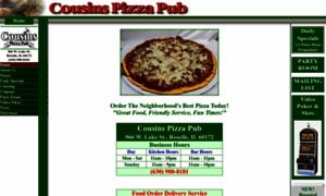 Cousinspizzapub.com thumbnail