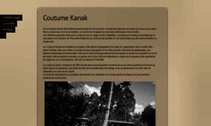 Coutume-kanak.com thumbnail