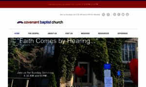 Covenantbaptistchurch.com thumbnail