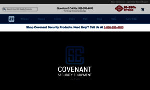 Covenantsecurityequipment.com thumbnail