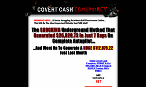 Covertcashconspiracy.com thumbnail