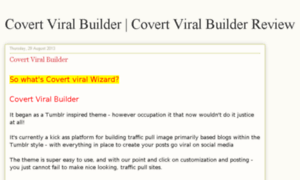 Covertviralbuilderr.blogspot.com thumbnail