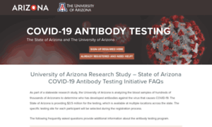 Covid19antibodytesting.arizona.edu thumbnail