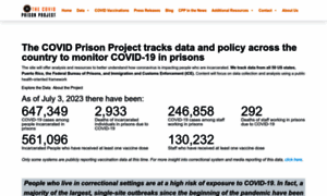 Covidprisonproject.com thumbnail