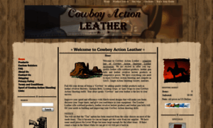 Cowboyactionleather.com thumbnail