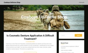 Cowboysuniformsshop.com thumbnail