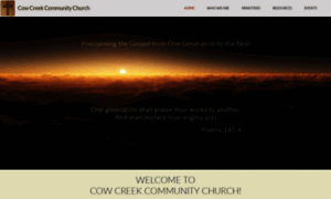 Cowcreekchurch.com thumbnail