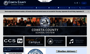 Cowetaschools.org thumbnail