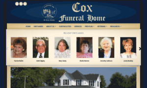 Coxfuneralhomeky.com thumbnail