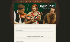 Coyotegrace.com thumbnail