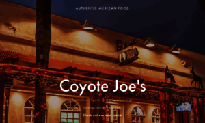 Coyotejoesrestaurant.com thumbnail