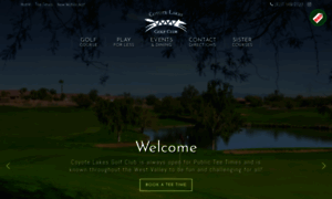 Coyotelakesgolfclub.com thumbnail