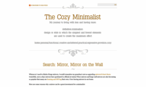 Cozyminimalist.blogspot.co.il thumbnail