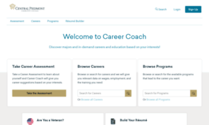 Cpcc.emsicareercoach.com thumbnail