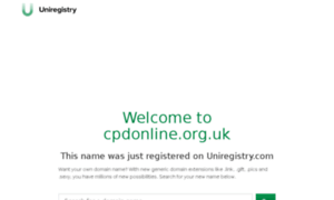 Cpdonline.org.uk thumbnail
