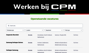 Cpmjobs.nl thumbnail