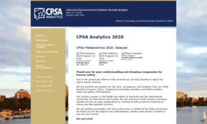 Cpsa-analytics.com thumbnail