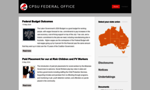 Cpsu-spsf.asn.au thumbnail