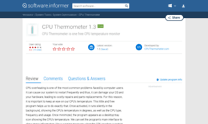 Cpu-thermometer.informer.com thumbnail