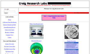 Craigresearchlabs.com thumbnail