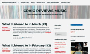 Craigreviewsmusic.com thumbnail