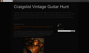 Craigslistvintageguitarhunt.blogspot.com thumbnail