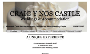 Craigynoscastleweddings.com thumbnail