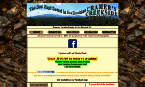 Cramerscreeksidecabins.com thumbnail