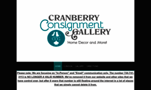 Cranberryconsignmentgallery.com thumbnail