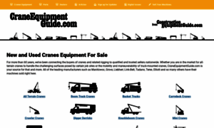 Craneequipmentguide.com thumbnail