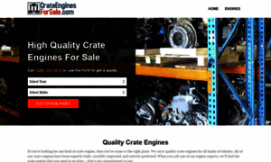 Crateenginesforsale.com thumbnail