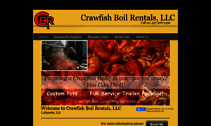 Crawfishboilrentals.com thumbnail